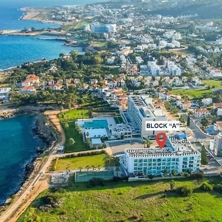 Calypso - Coralli Beachfront Lägenhet Protaras